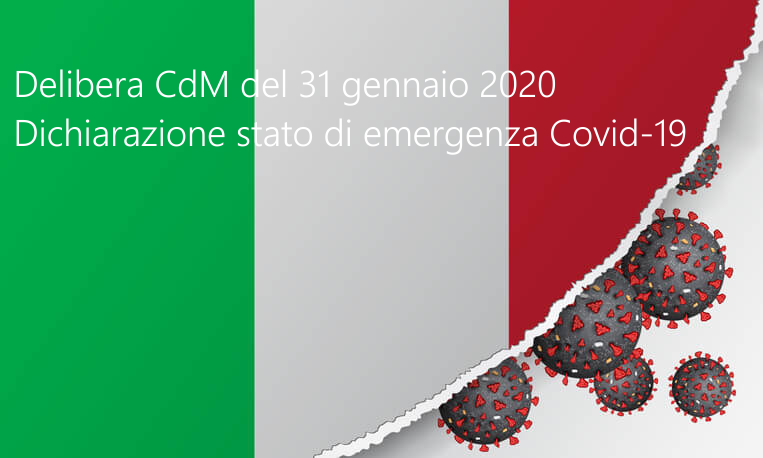 Delibera CdM del 31 gennaio 2020