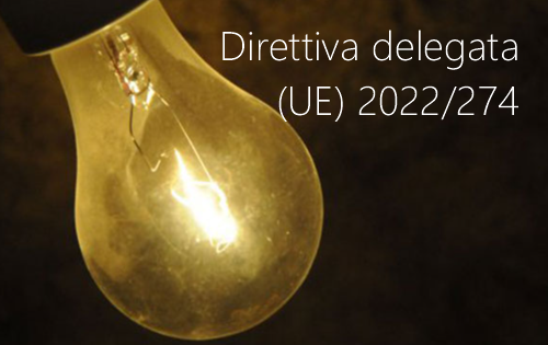 Direttiva delegata UE 2022 274