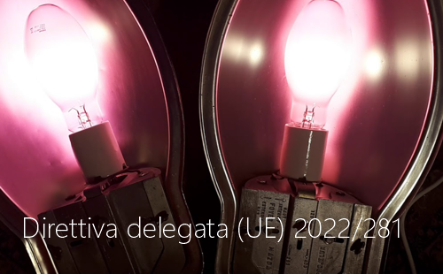 Direttiva delegata UE 2022 281