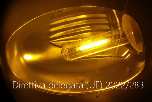 Direttiva delegata UE 2022 283