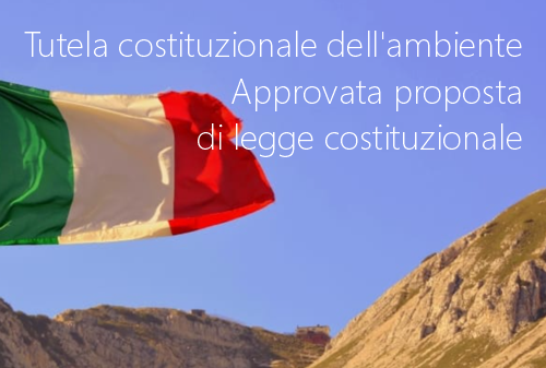 Tutela costituzionale ambiente