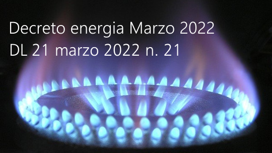 Decreto Legge 21 marzo 2022 n  21