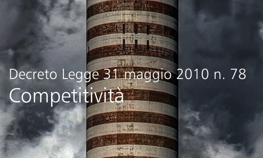 Decreto Legge 31 maggio 2010 n  78