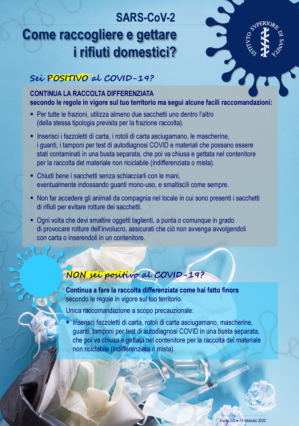 Poster   Gestione rifiuti urbani associata al virus SARS CoV 2