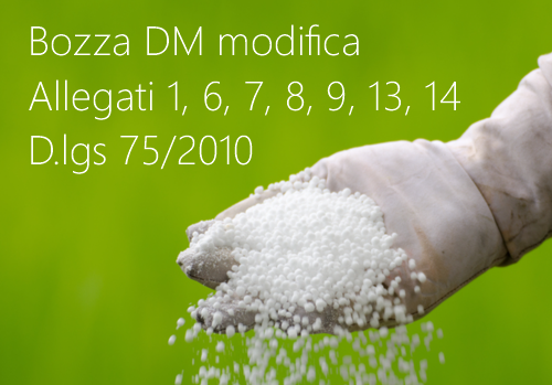 Bozza DM modifica Allegati 1  6  7  8  9  13  14 D lgs 75 2010