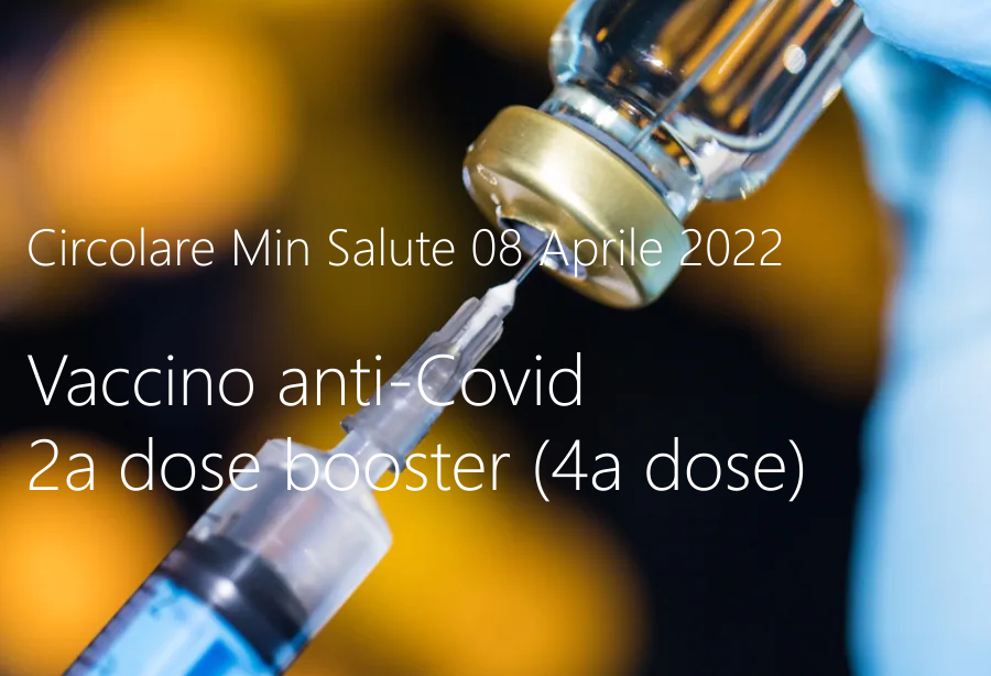 Circolare Ministero Salute 08 Aprile 2022