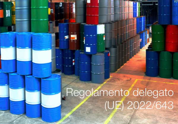 Regolamento delegato UE 2022 643