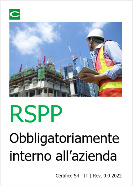 ID 16720 RSPP interno obbligatorio