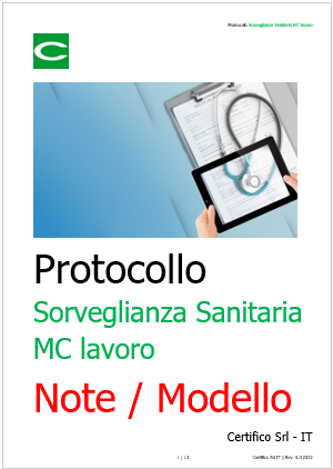 Protocollo di sorveglianza sanitaria MC