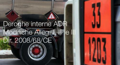 Deroghe interne ADR