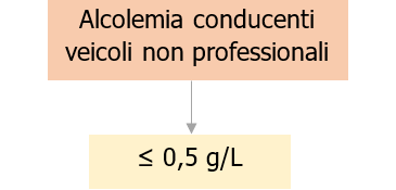 Alcolemia conducenti veicoli non pofessionali