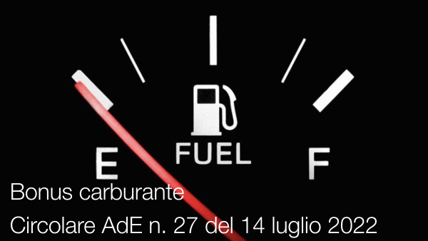 Bonus carburante