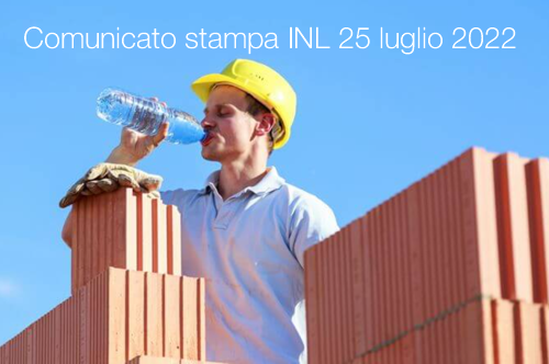 Comunicato INL stampa 25 luglio 2022