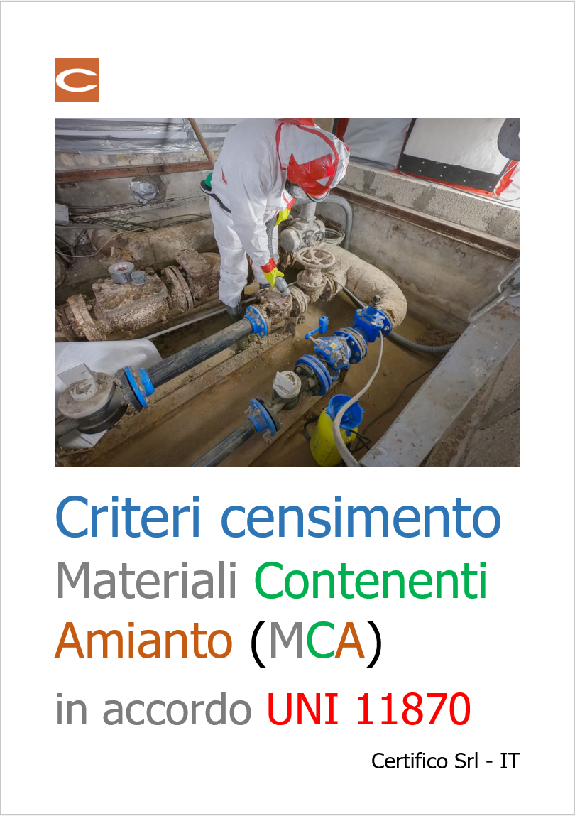 Criteri censimento MCA in accordo UNI 11870