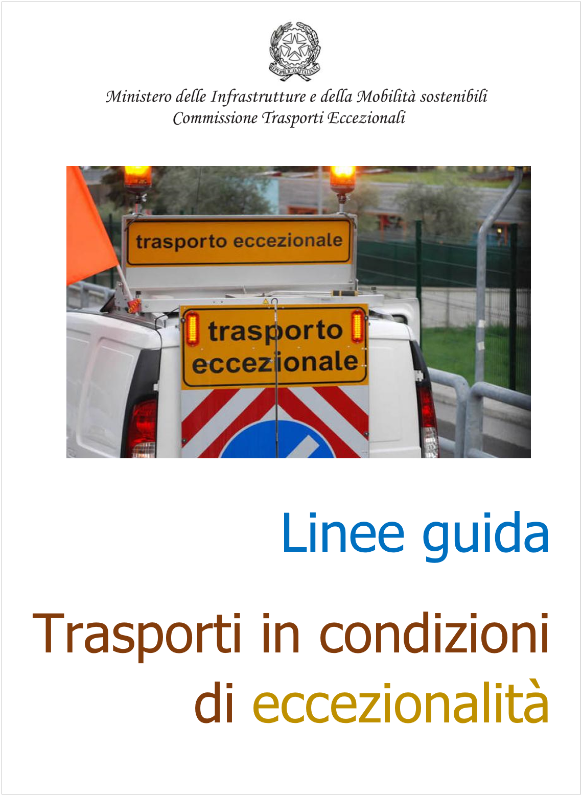 Linee guida sui Trasporti in condizioni di eccezionalit 