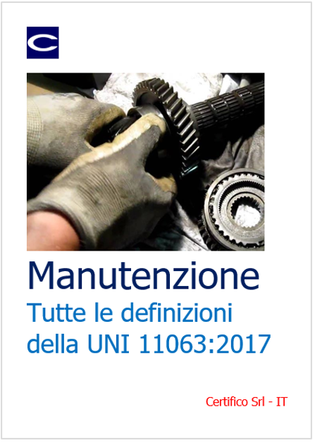 Manutenzione definizioni UNI 11063