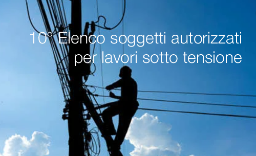 10  Elenco soggetti autorizzati lavori sotto tensione