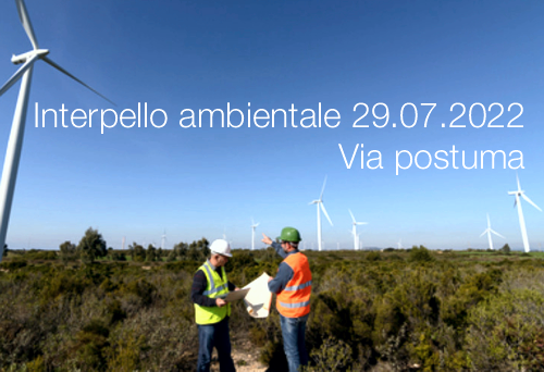 Interpello ambientale 29 07 2022