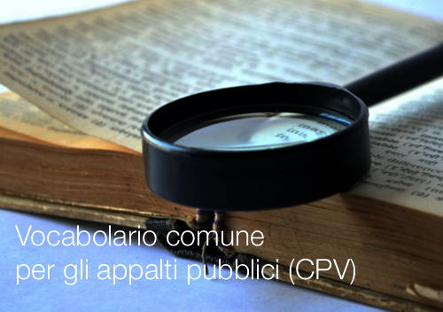 Vocabolario comune appalti pubblici