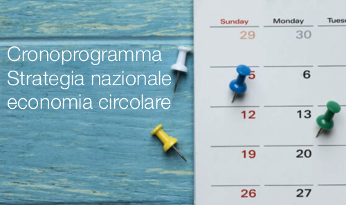 Cronoprogramma Strategia nazionale economia circolare