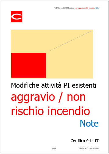 Moddifiche attivit  esistenti   Senza aggravio e Non