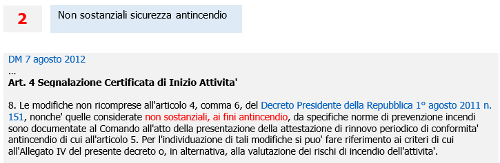 Modifiche non sostamziali