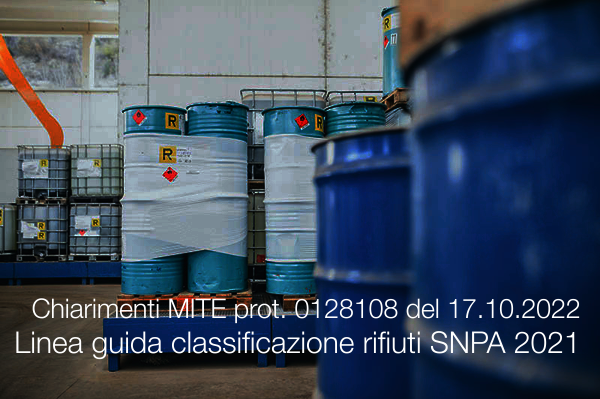 Chiarimenti MITE prot  0128108 del 17 10 2022