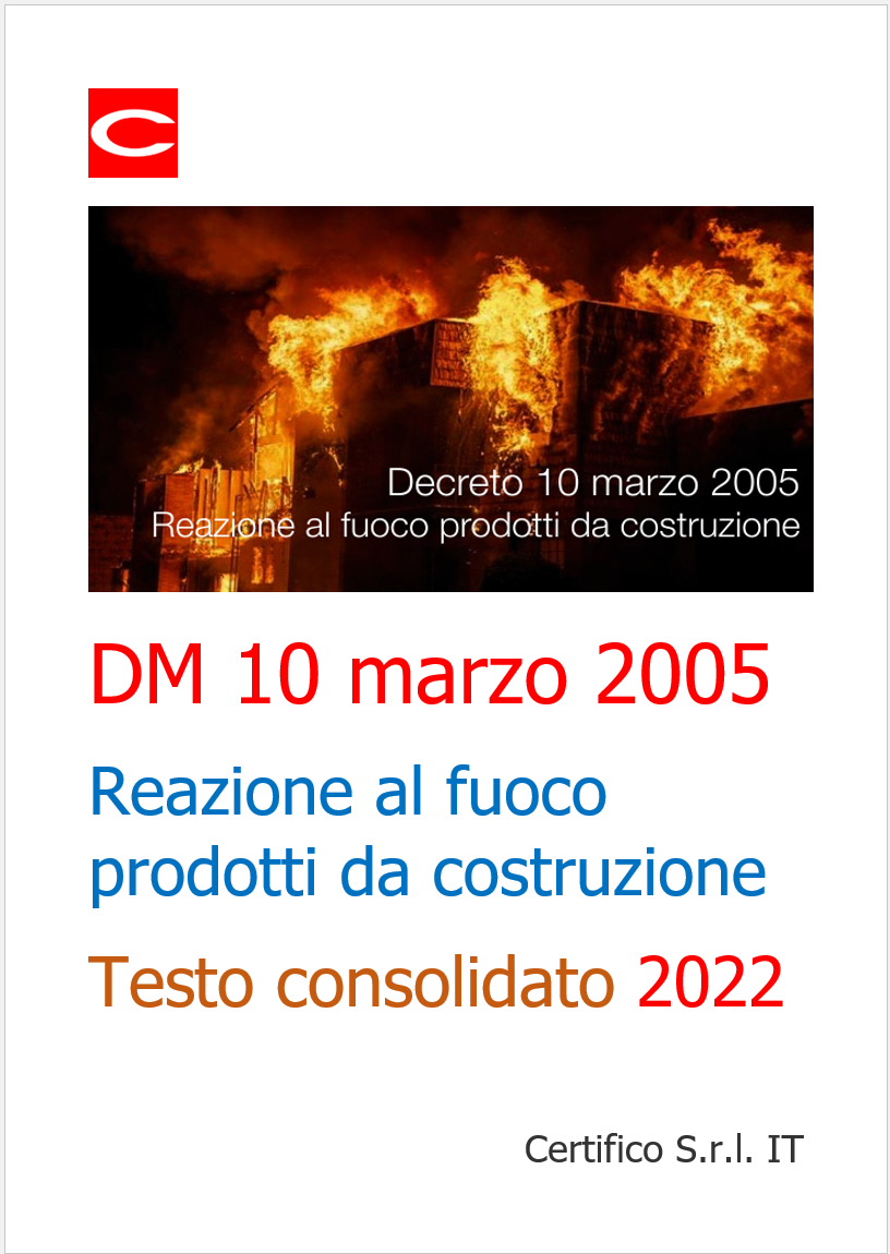 DM 10 marzo 2005   Consolidato