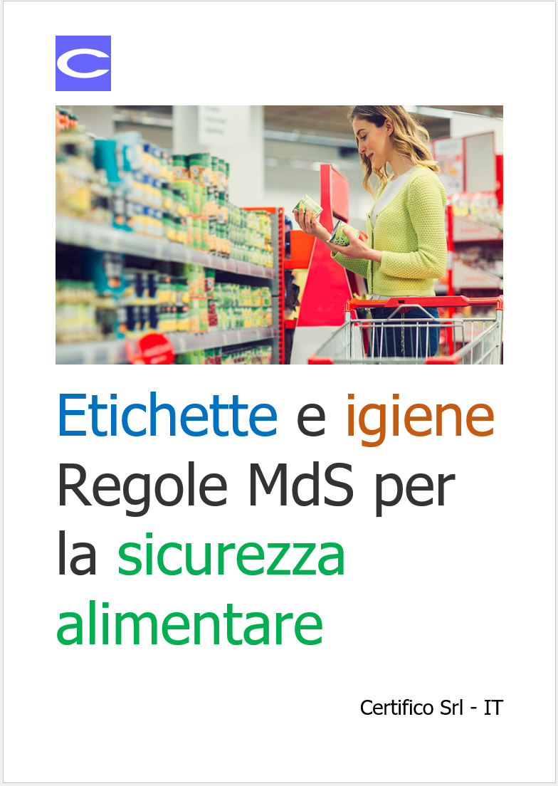 Etichette e igiene   Regole MdS