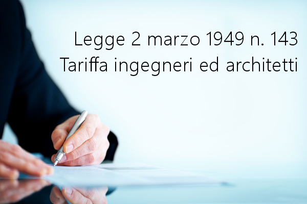 Legge 2 marzo 1949 n  143