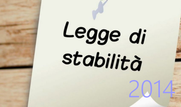 Legge di stabilit  2014