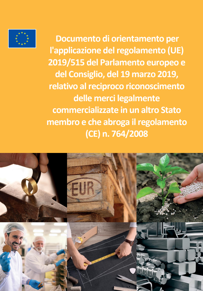 Documento di orientamento Reg  UE 2019 515 Marzo 2021