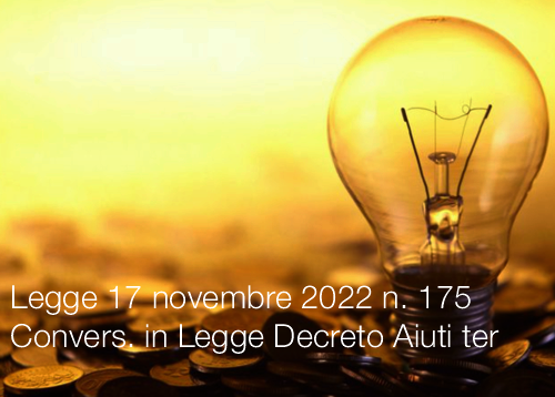 Legge 17 novembre 2022 n  175