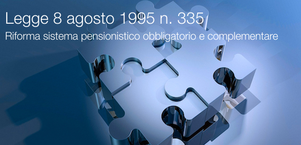 Legge 8 agosto 1995 n  335