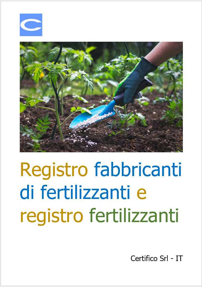 Registro fabbricanti di fertilizzanti e registro fertilizzanti