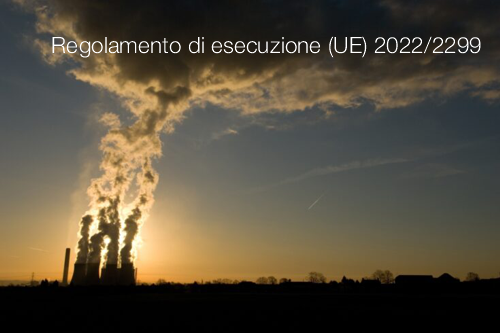 Regolamento di esecuzione UE 2022 2299