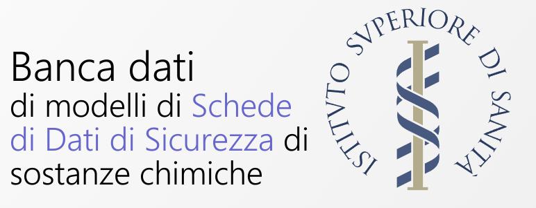 Banca dati di modelli di Schede di Dati di Sicurezza di sostanze chimiche