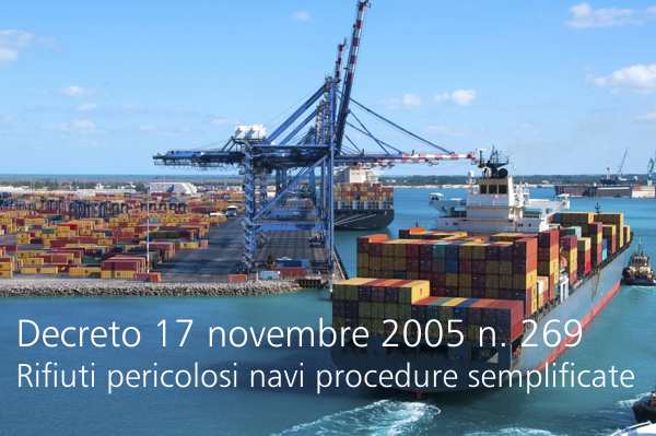 Decreto 17 novembre 2005 n  269