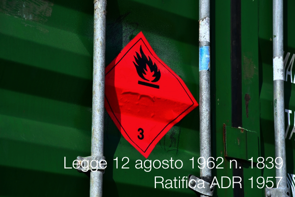 Legge 12 agosto 1962 n  1839 Ratifica ADR 1957