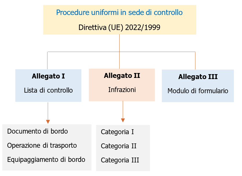 Lista di controllo merci pericolose ADR   Schema 1