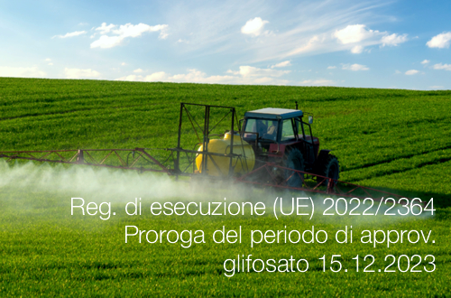 Regolamento di esecuzione UE 2022 2364