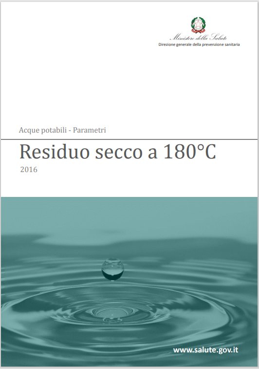 Parametri indicatori qualit  nelle acque   Residuo secco