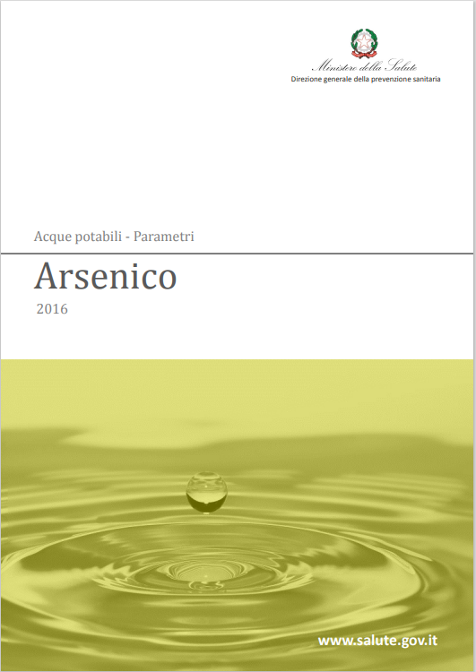 Valori limite   parametri Arsenico nelle acque consumo umano