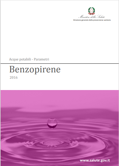 Valori limite benzopirene nelle acque consumo umano