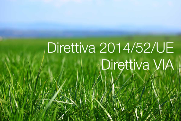 Direttiva 2014 52 UE   Direttiva VIA