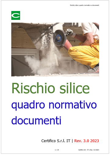 Rischio silice   Quadro normativo e documenti