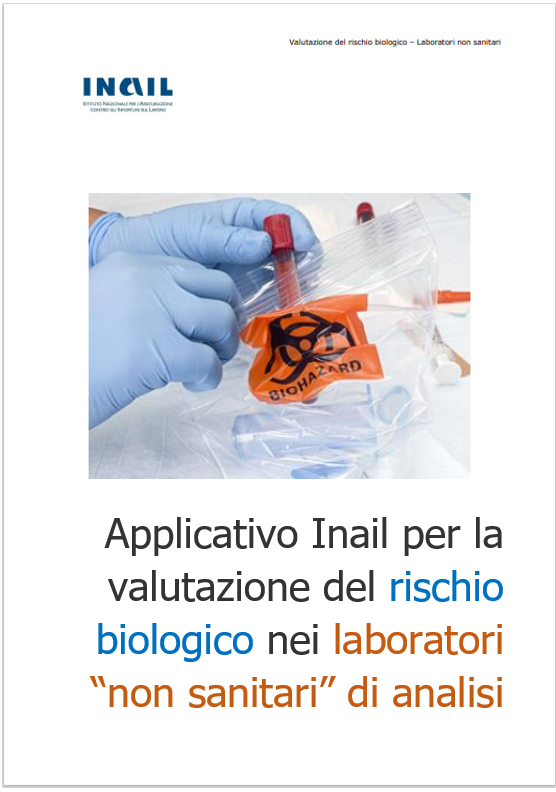 Applicativo Inail per la valutazione del rischio biologico nei laboratori  non sanitari  di analisi