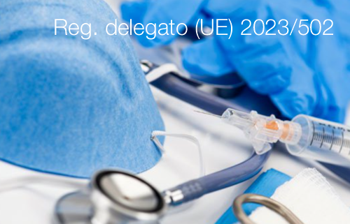 Regolamento delegato  2023 502