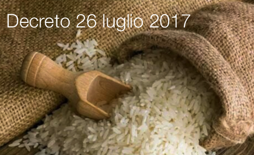 Decreto   26 luglio 2017