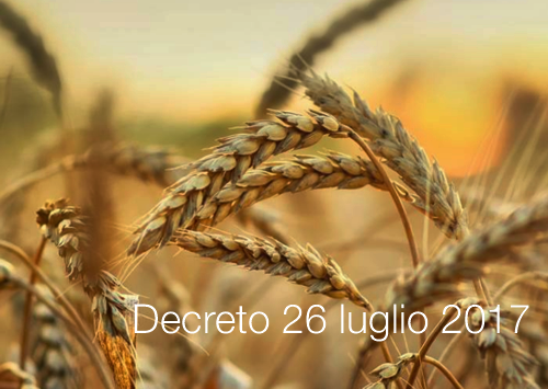 Decreto 26 luglio 2017